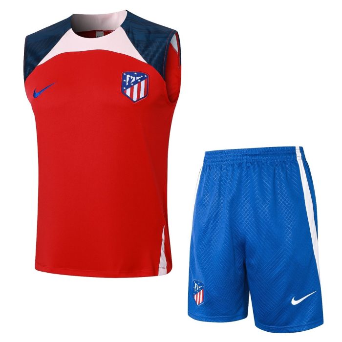 Atletico Madrid 23-24 Red Vest - 图片 8