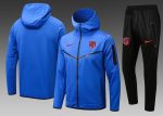 Atletico Madrid 22-23 Long Zip Jacket with Hood in Blue - 图片 6