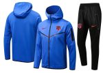 Atletico Madrid 22-23 Long Zip Jacket with Hood in Blue - 图片 7
