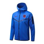 Atletico Madrid 22-23 Long Zip Jacket with Hood in Blue - 图片 8