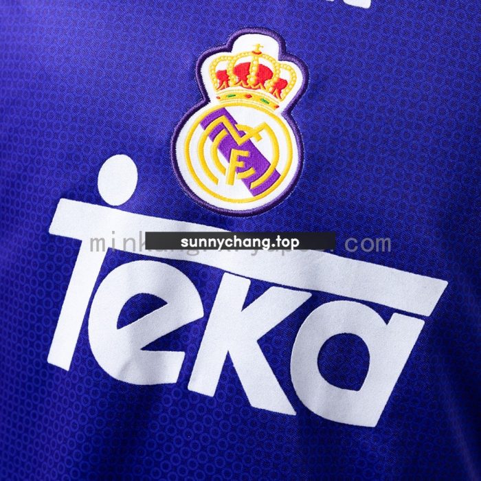 Real Madrid 1997-1998 Away Retro Shirt - 图片 3