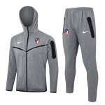Atletico Madrid 24/25 Long Zip Hoodie in Gray - 图片 3
