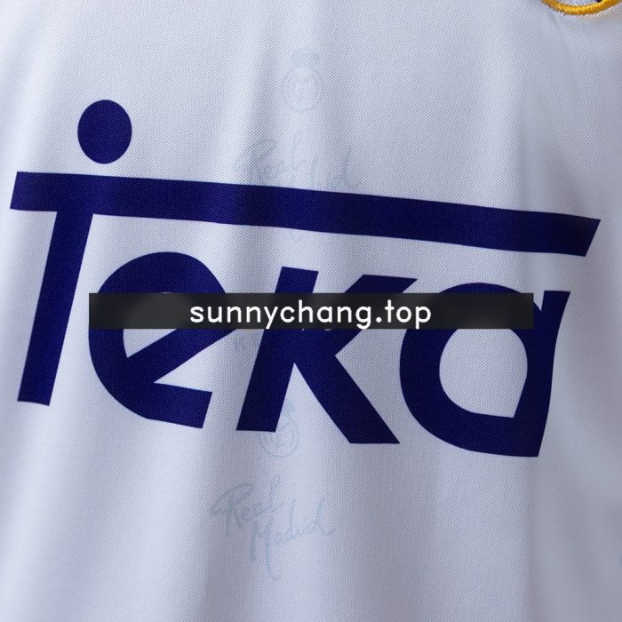Real Madrid 1994-1996 Home Retro Jersey - 图片 5