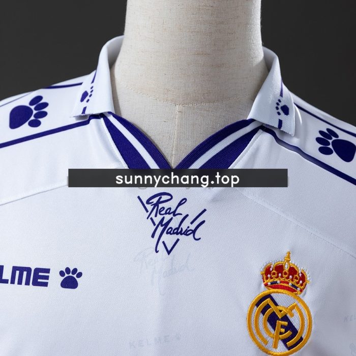 Real Madrid 1994-1996 Home Retro Jersey - 图片 6