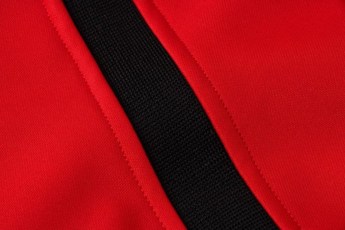 Atletico Madrid 21-22 Red Long Zipper Jacket with Hood - 图片 6