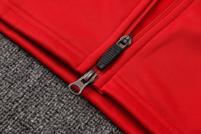 Atletico Madrid 21-22 Red Long Zipper Jacket with Hood - 图片 7