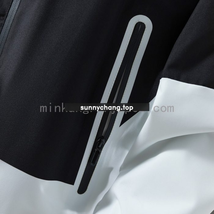 Real Betis Windbreaker - Black & White - 图片 5