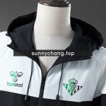Real Betis Windbreaker - Black & White - 图片 8