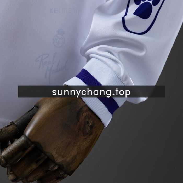 Real Madrid 1994-1996 Home Retro Long Sleeve Jersey - 图片 2