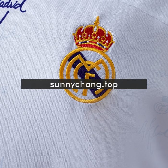 Real Madrid 1994-1996 Home Retro Long Sleeve Jersey - 图片 4