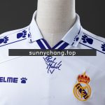 Real Madrid 1994-1996 Home Retro Long Sleeve Jersey - 图片 6