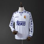 Real Madrid 1994-1996 Home Retro Long Sleeve Jersey - 图片 8