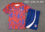Atletico Madrid 23-24 Red Short Sleeve Training Set (with 5-Panel Shorts) - 图片 2