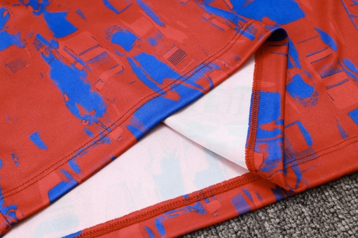 Atletico Madrid 23-24 Red Short Sleeve Training Set (with 5-Panel Shorts) - 图片 4