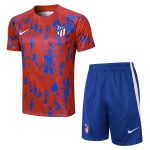 Atletico Madrid 23-24 Red Short Sleeve Training Set (with 5-Panel Shorts) - 图片 8