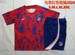 Atletico Madrid 23-24 Red Short Sleeve Training Set (with 5-Panel Shorts) - 图片 9