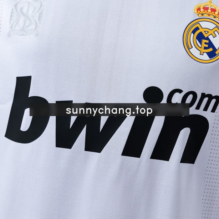 Real Madrid 09/10 Home Player Version Retro Jersey - 图片 7