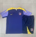Atletico Madrid Light Blue Short Sleeve Training T-Shirt - 图片 9