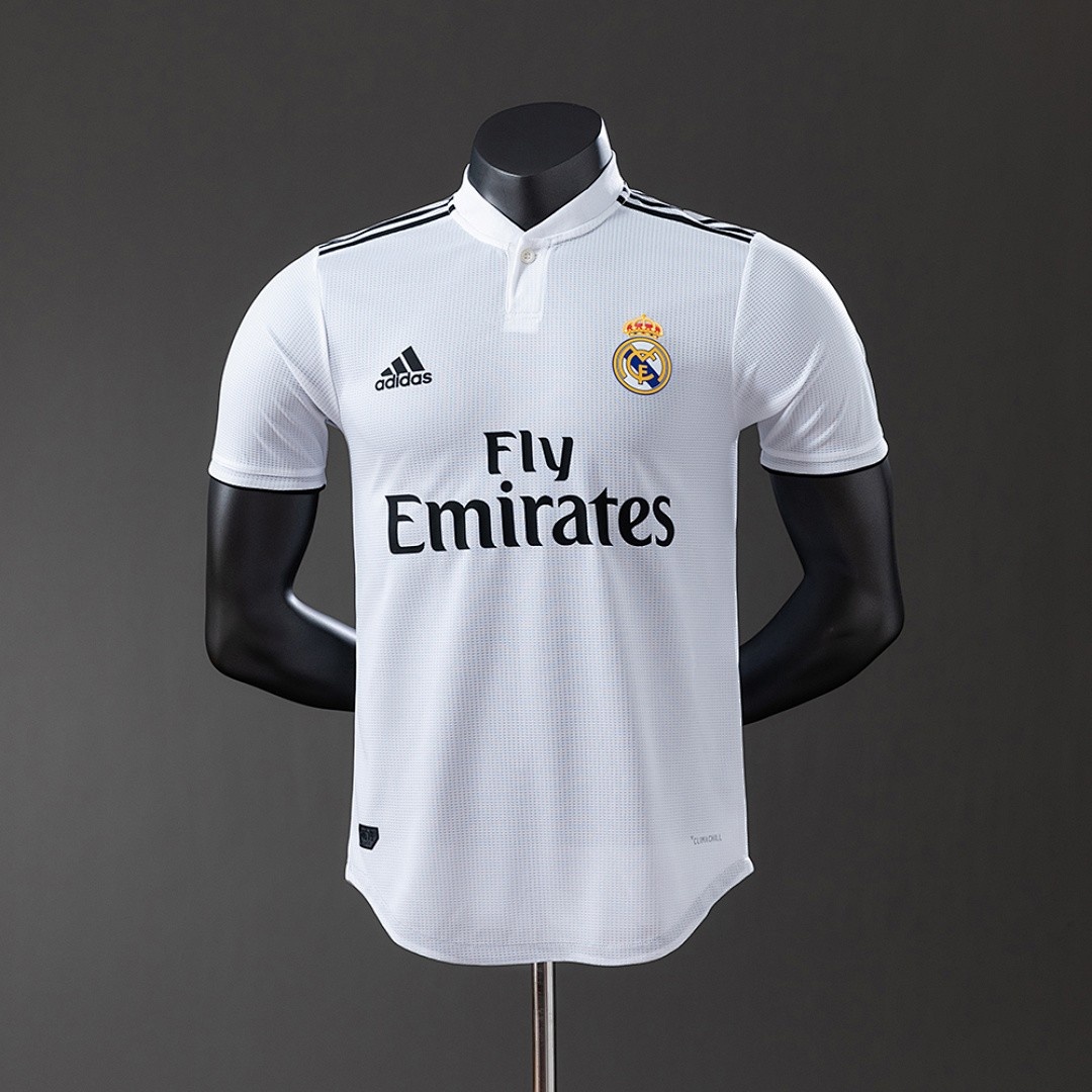 JER-4608_1 Real Madrid 2018/2019 Home Player Version Jersey - 图片 1