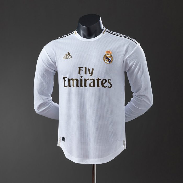 Real Madrid 2019/2020 Home Long Sleeve Player Version Jersey - 图片 9