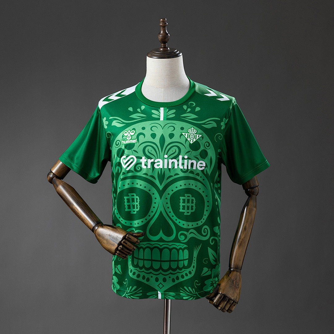 JER-4613_1 Real Betis 25/26 Day of the Dead Green Jersey - 图片 1