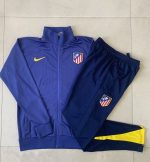 Atletico Madrid Children's Long Zipper Jacket - Blue - 图片 4
