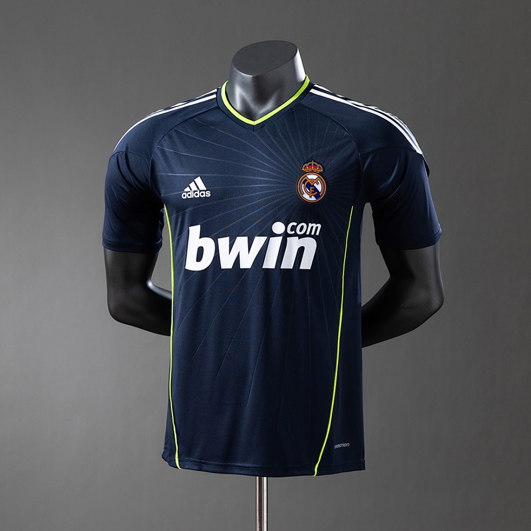 JER-4615_1 Real Madrid 2010/11 Away Retro Player Version Jersey - 图片 1