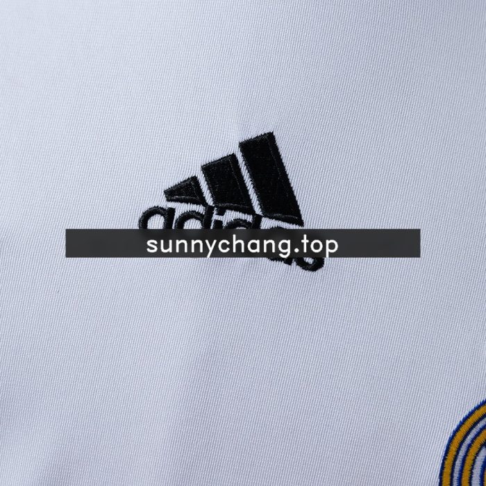 Real Madrid 2009/2010 Home Long Sleeve Retro Shirt - 图片 5