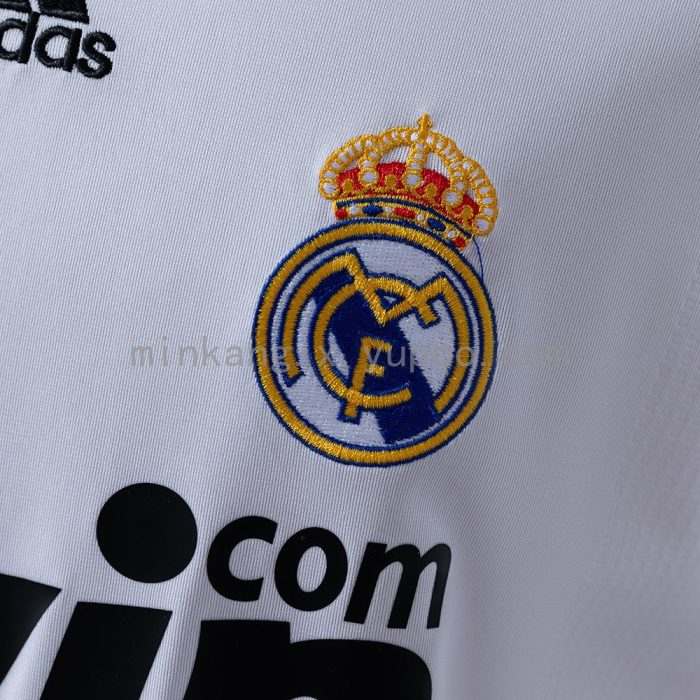 Real Madrid 2009/2010 Home Long Sleeve Retro Shirt - 图片 6