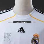 Real Madrid 2009/2010 Home Long Sleeve Retro Shirt - 图片 8