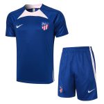 Atletico Madrid 23-24 Short Sleeve Training Suit in Colorful Blue (with 5-inch Shorts) - 图片 8