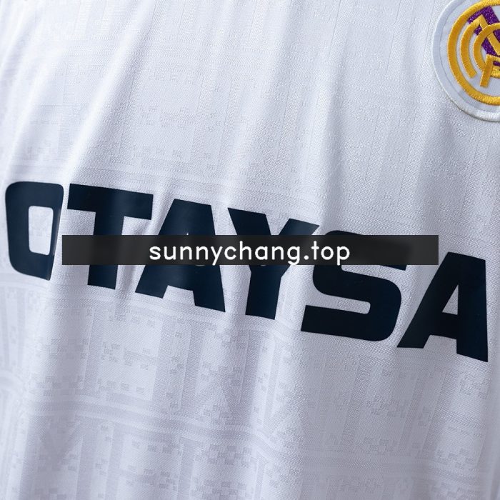 Real Madrid 1990-1991 Home Retro Jersey - 图片 5