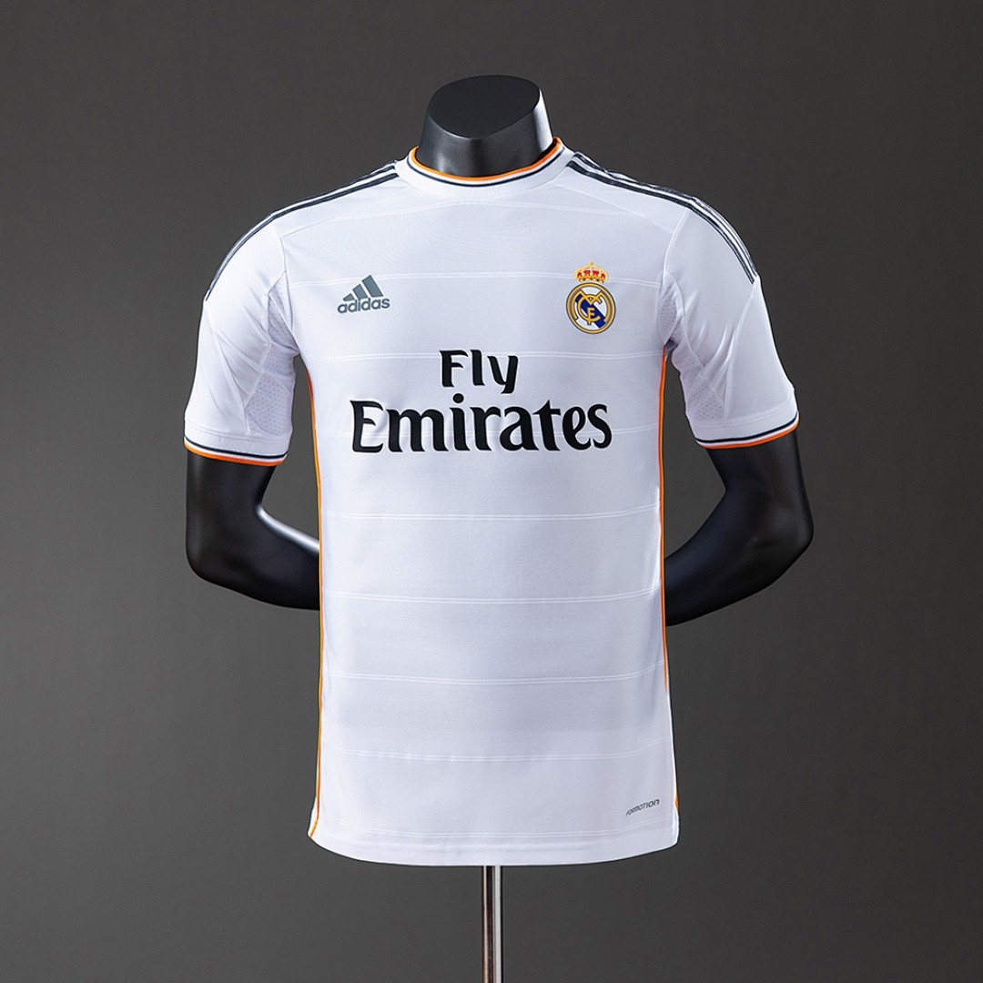 JER-4626_1 Real Madrid 2013/14 Home Player Version Retro Jersey - 图片 1