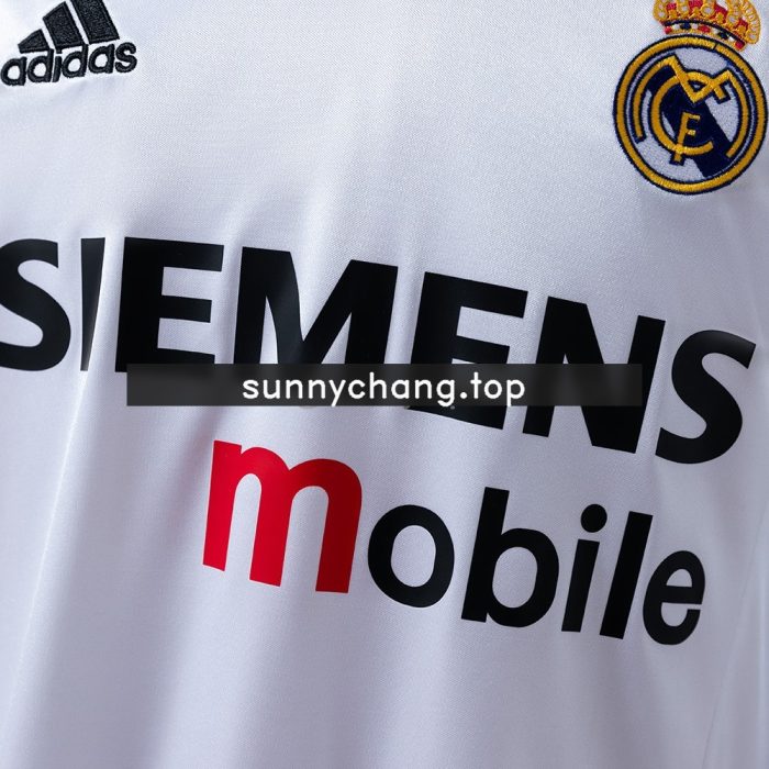 Real Madrid 2004-2005 Home Retro Shirt - 图片 5