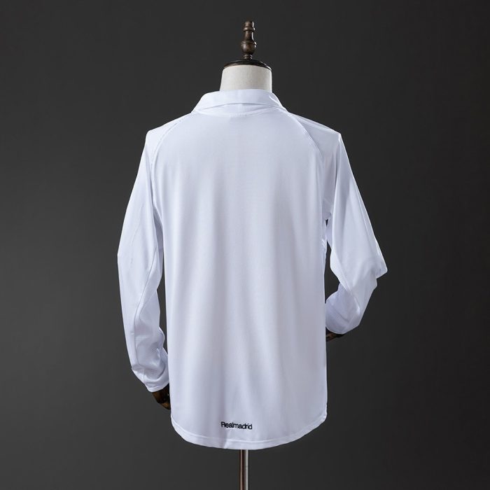 Real Madrid 2005-2006 Home Retro Long Sleeve Jersey - 图片 7