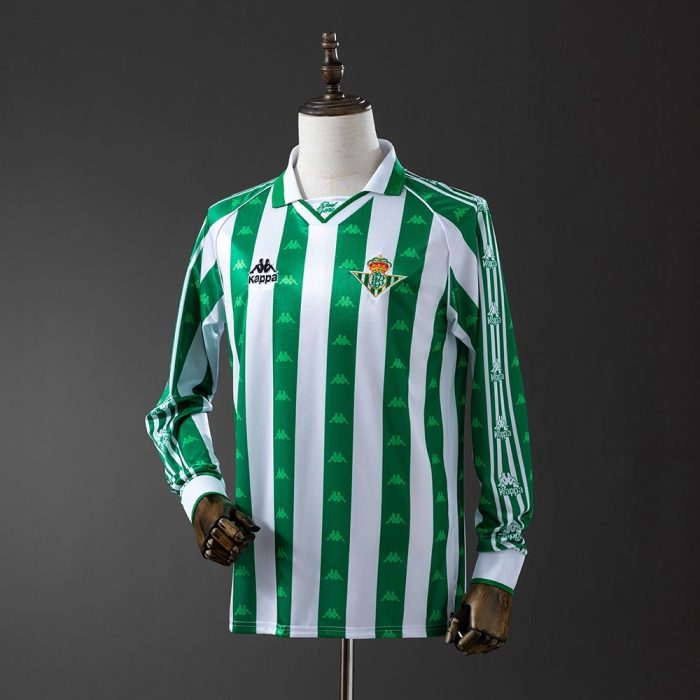 Real Betis 1995-1997 Home Retro Long Sleeve Jersey - 图片 7