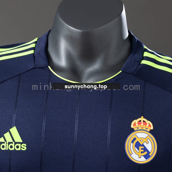 Real Madrid 2012-2013 Away Player Version Retro Jersey - 图片 7