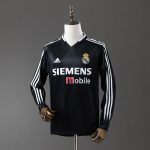 Real Madrid 2004/2005 Third Away Long Sleeve Retro Jersey