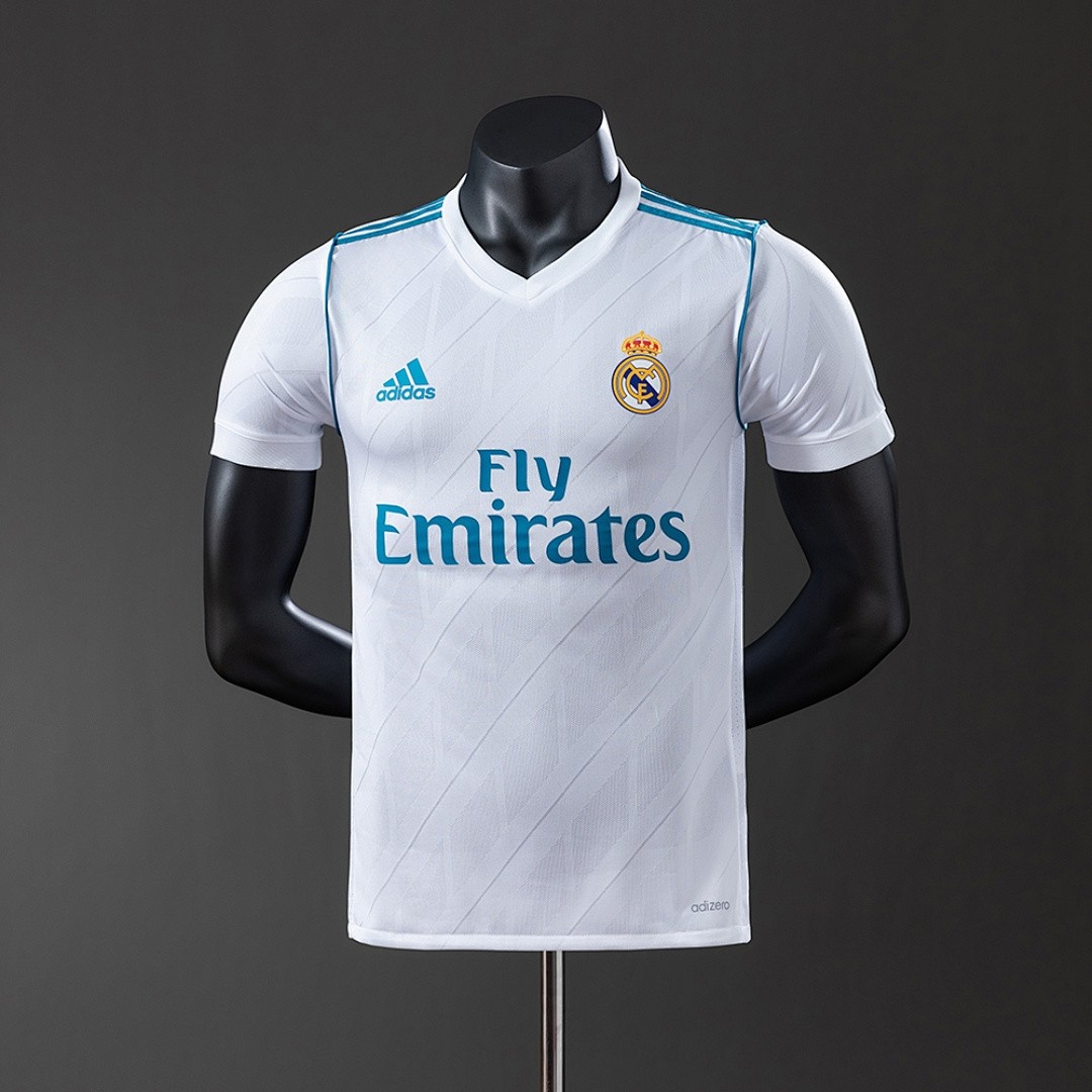 JER-4652_1 Real Madrid 2017/2018 Home Player Version Jersey - 图片 1