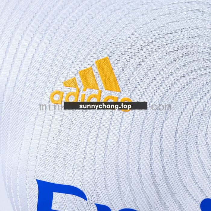 Real Madrid 2021/2022 Home Long Sleeve Player Version Jersey - 图片 4
