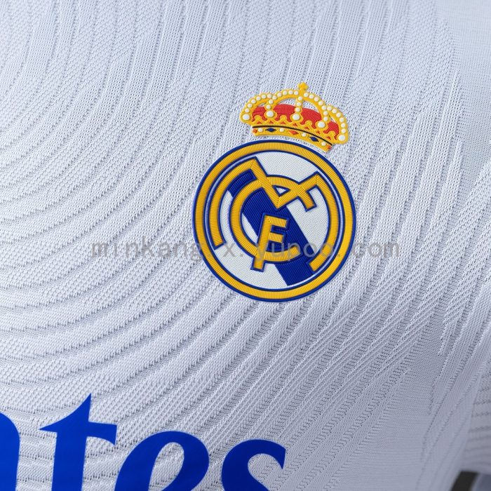 Real Madrid 2021/2022 Home Long Sleeve Player Version Jersey - 图片 5