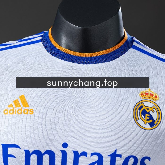 Real Madrid 2021/2022 Home Long Sleeve Player Version Jersey - 图片 7