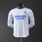 Real Madrid 2021/2022 Home Long Sleeve Player Version Jersey - 图片 9