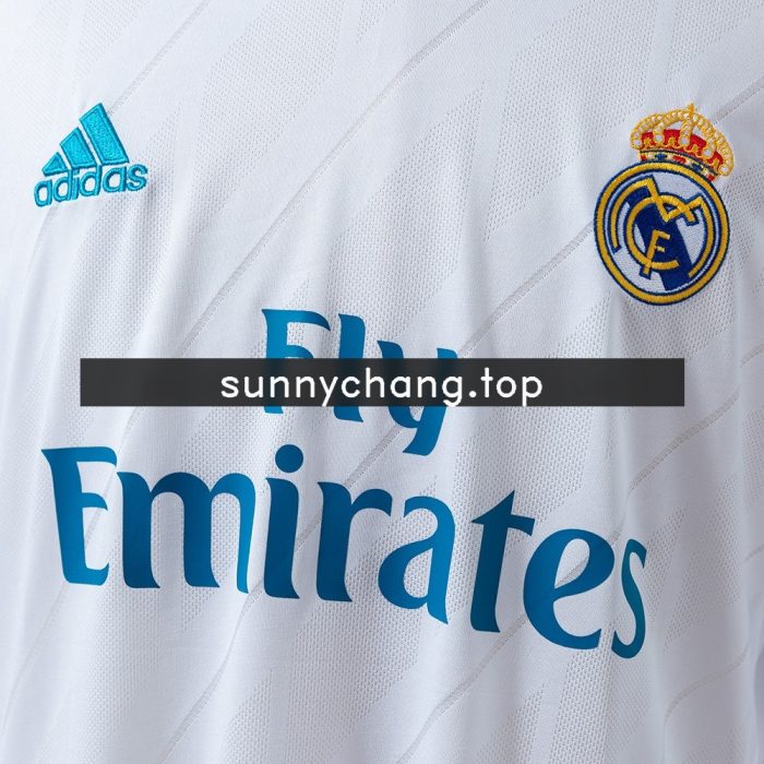 Real Madrid 17/18 Home Retro Long Sleeve Jersey - 图片 5