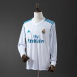Real Madrid 17/18 Home Retro Long Sleeve Jersey - 图片 8