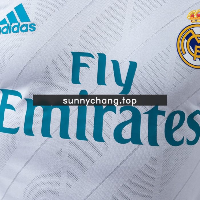 Real Madrid 2017/2018 Home Long Sleeve Player Version Jersey - 图片 6