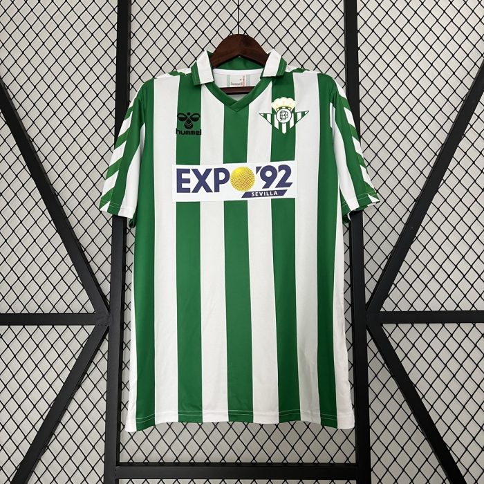 Real Betis 1988-1989 Home Retro Jersey - 图片 4