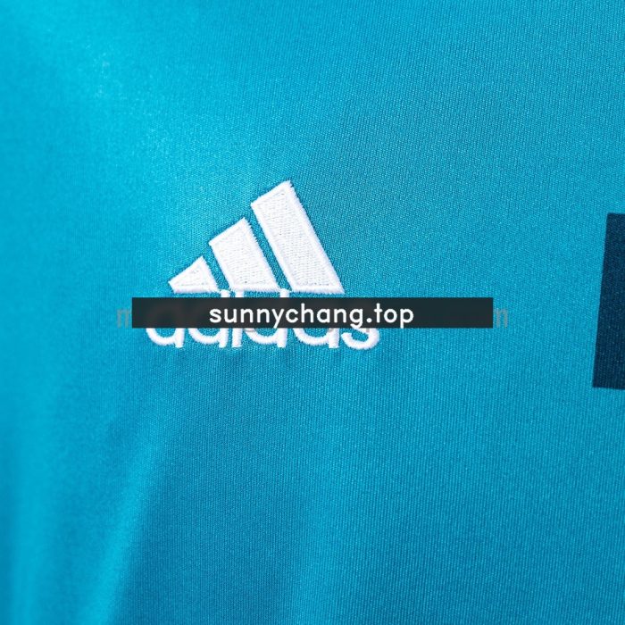 Real Madrid 2017/2018 Third Away Long Sleeve Retro Jersey - 图片 3