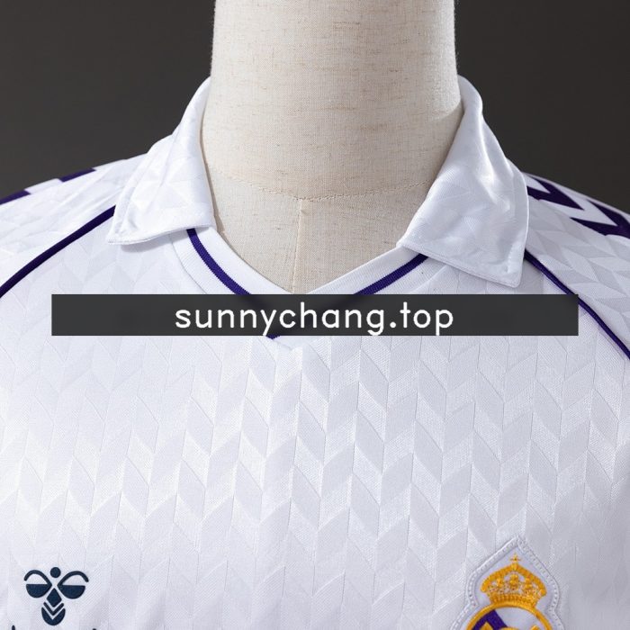 Real Madrid 1986/87 Home Retro Shirt - 图片 6