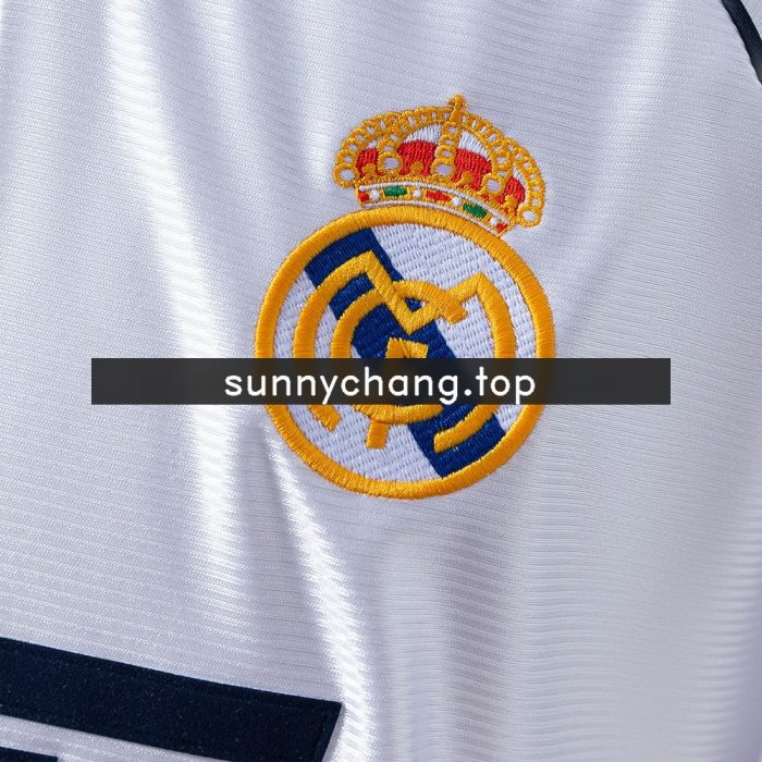 Real Madrid 1998-2000 Home Retro Jersey - 图片 4